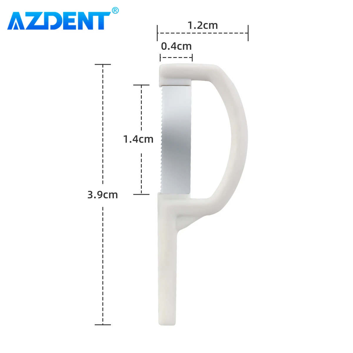 AZDENT Dental Orthodontic Interproximal Enamel Reduction Automatic Strip Double Sided Sand Serrated Saw Medium Coarse