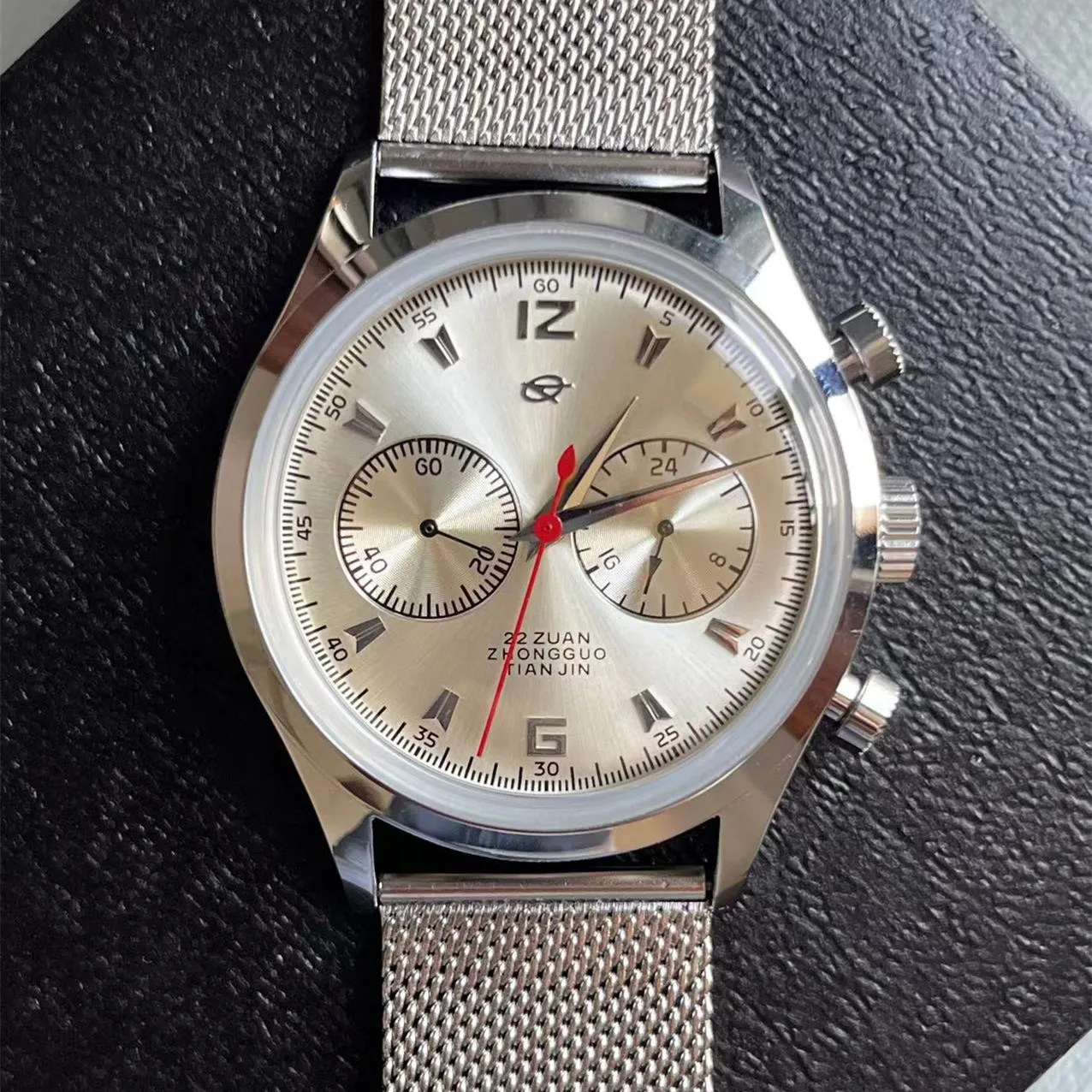 New Fashionable Business Men's Watches 1963 Pilot Automatic Watch 42mm Waterproof Retro Quartz Chronograph Vintage Dress Watch