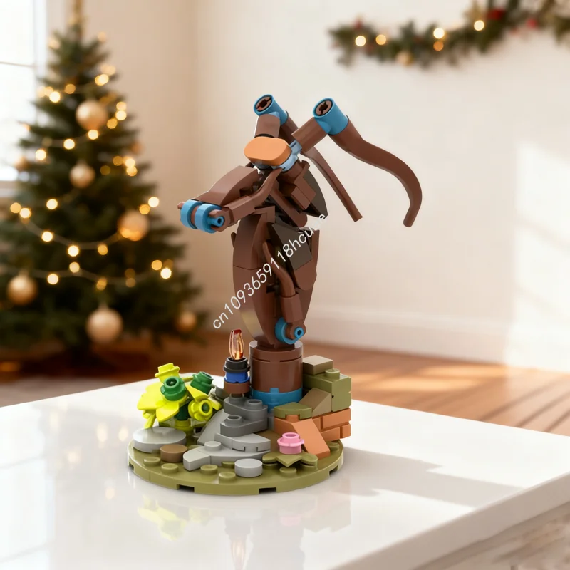 

100pcs MOC Nora Statue Horizon Gamesed Model Building Blocks Construction Toy Assemble Creative Christmas Gift Education Brick