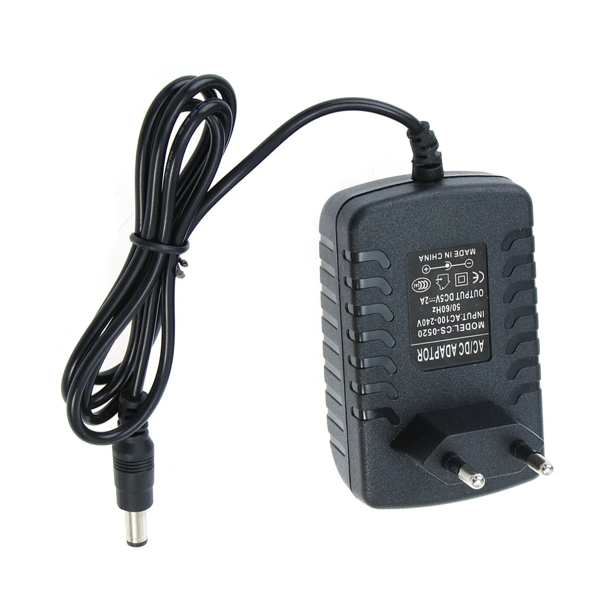 

Black Dc 5V 2a 3.5mm Eu Plug Power Adapter Portable Travel Use 100-240V 50-60Hz Compatible Devices Power Supply