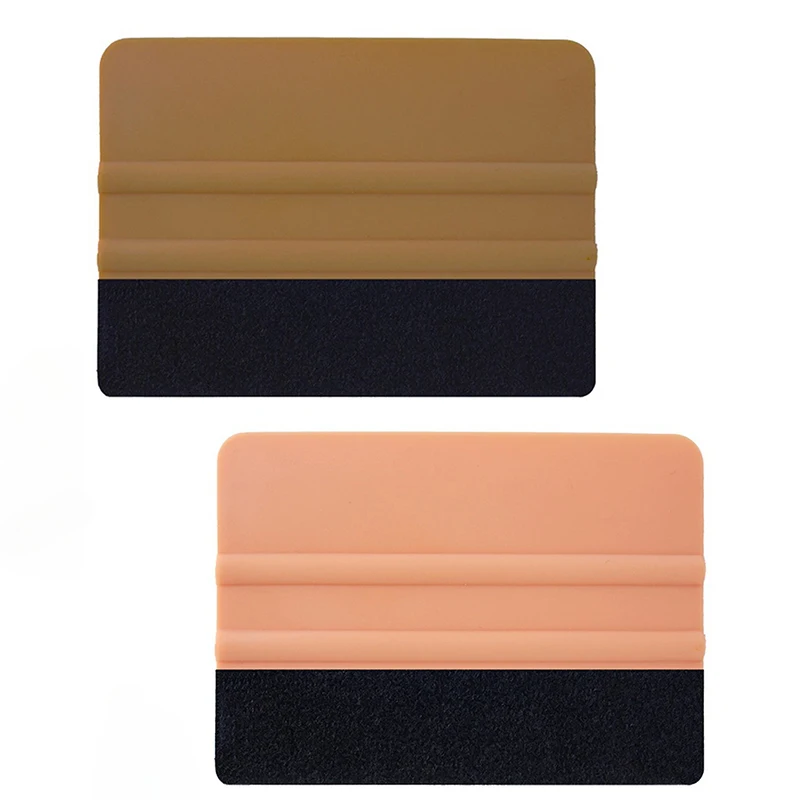 

TOFAR 2PCS Car Wrap Felt Squeegee Vinyl Installation Tool Window Tinting Scraper Spatula No Scratch Wallpaper Smoothing Tool