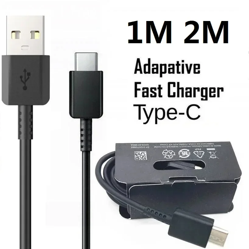 10/20 قطعة 1 متر 3ft 2 متر 6ft سريع شحن سريع نوع c USb C كابلات كابلات لسامسونج غالاكسي S10 S20 S22 S23 نوت 10 A90 A80 A70