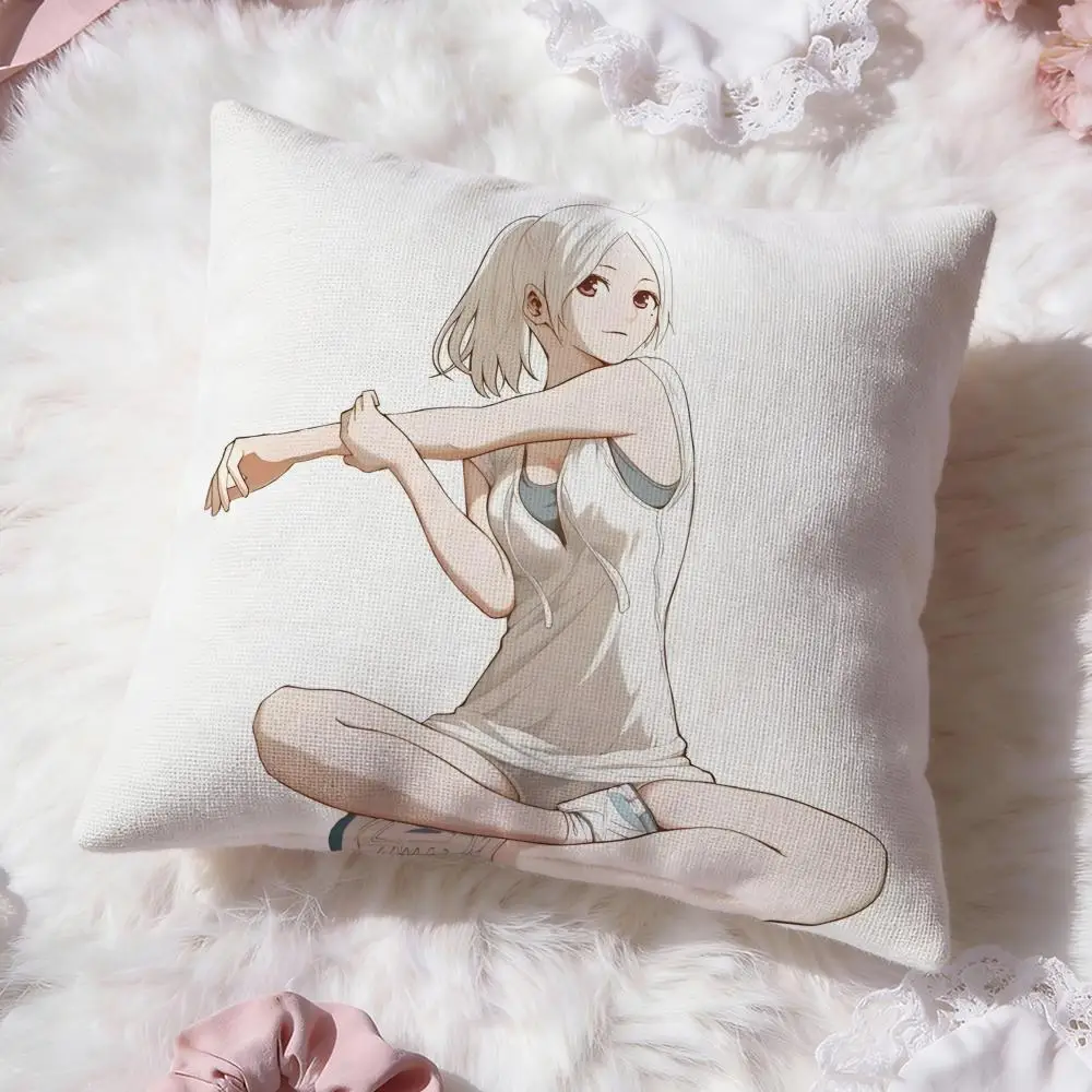 Anime Tokyo ESP Cushion Cover Soft Washable Pillow Case Multi-Scene for Couch Bed Travel Office Use