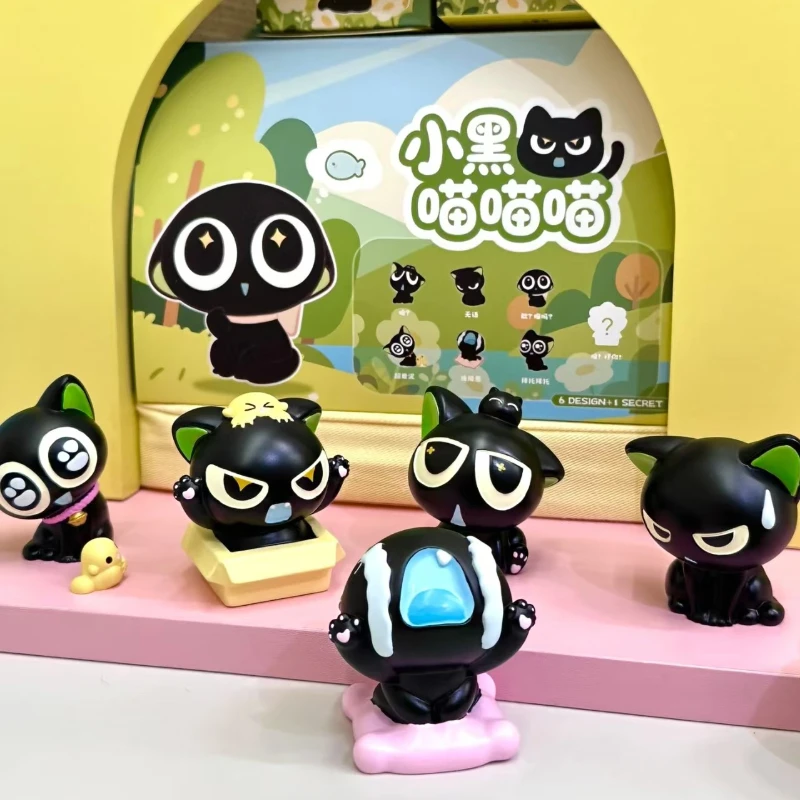 Genuino The Legend of Hei Dessert House Series Scatola cieca Piccola bambola di particelle Ornamento da tavolo Regalo di Natale Anime Periferico