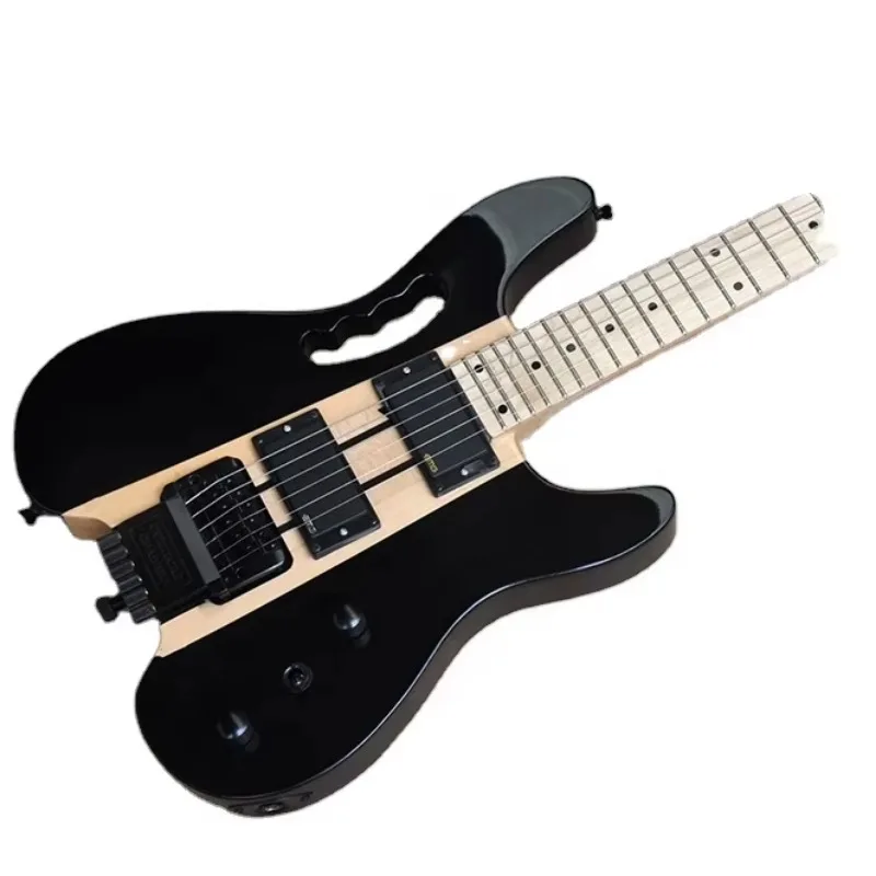 Chitarra Elettrica Made In China, Chitarra Headless Con Manico Passante-image