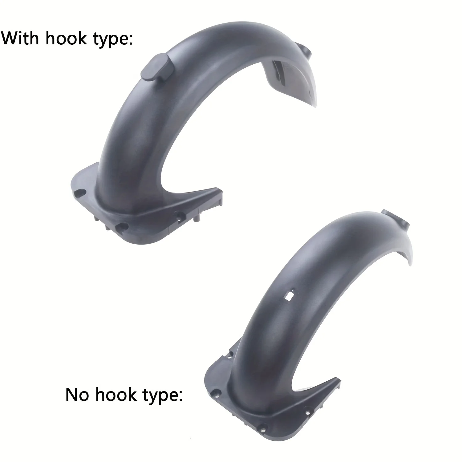 Rear fender accessories including rear fender + fender bracket + LED taillight Compatible with Ninebot Max G30 / Max G30 E / LP