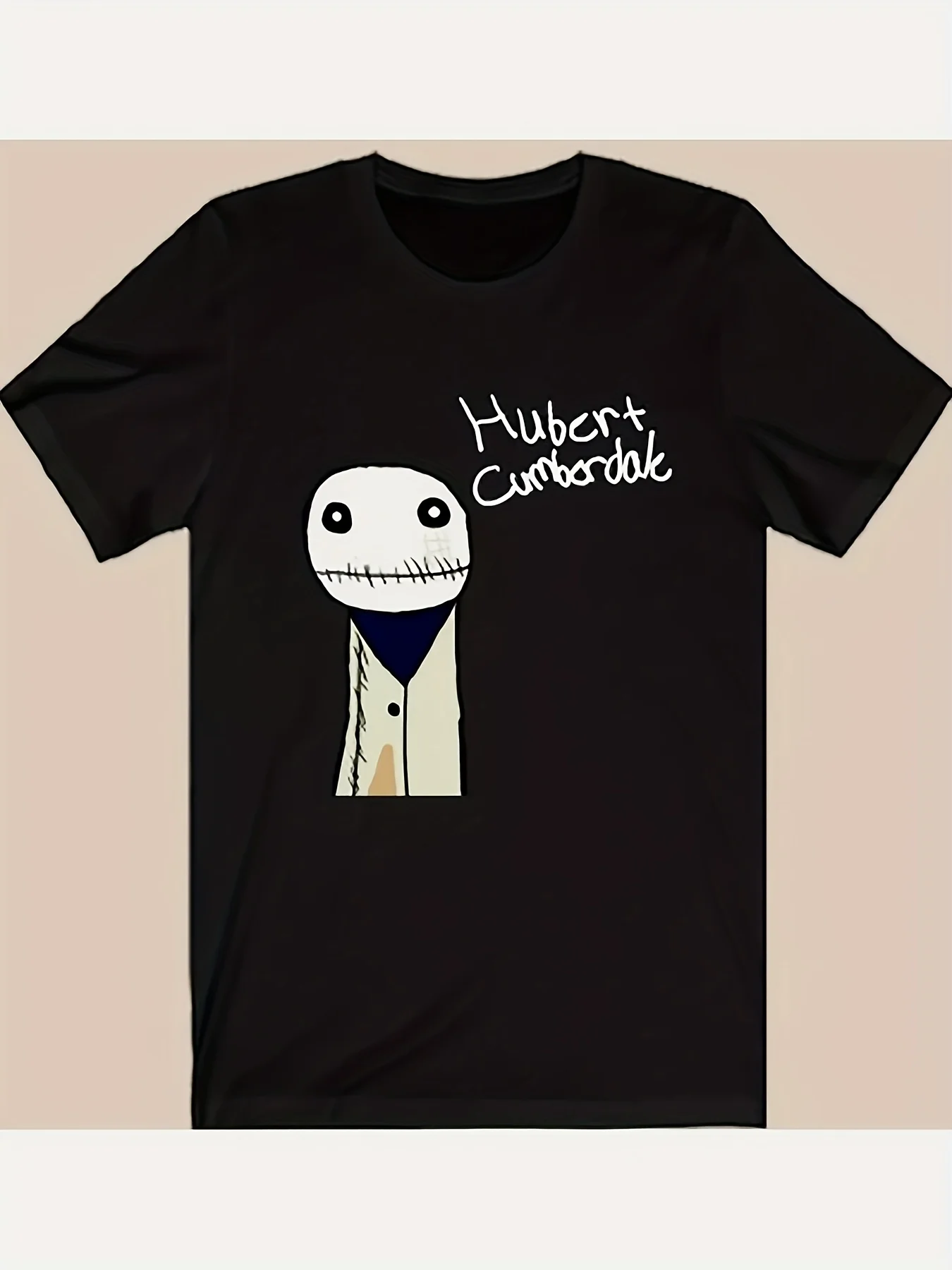 2026 Men's Black Summer T-Shirt by Salad Fingers, Casual, Comfortable, And Stylish, Made of Pure