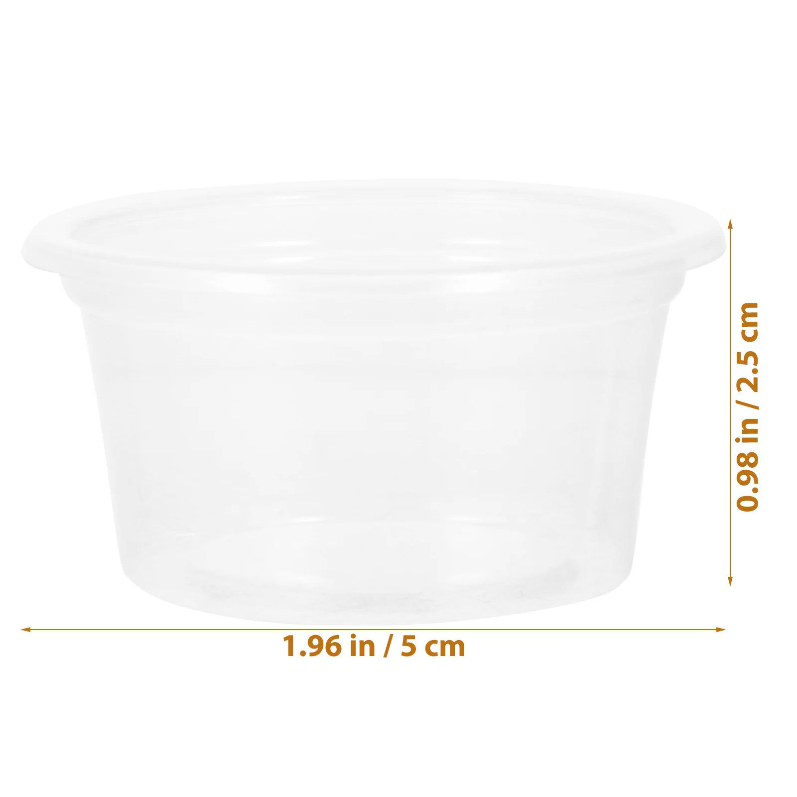 20 Pcs Reptile Water Box Transparent Food Cups Household Dish Gecko Spider Feeding Bowl Plastic Dishes