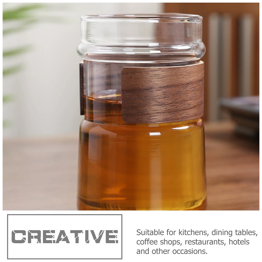 

Walnut Cup Sleeve Premium Protective Coffee Cup Holder Insulated Bottle Cover Office Kitchen Use Portable Hot Drink