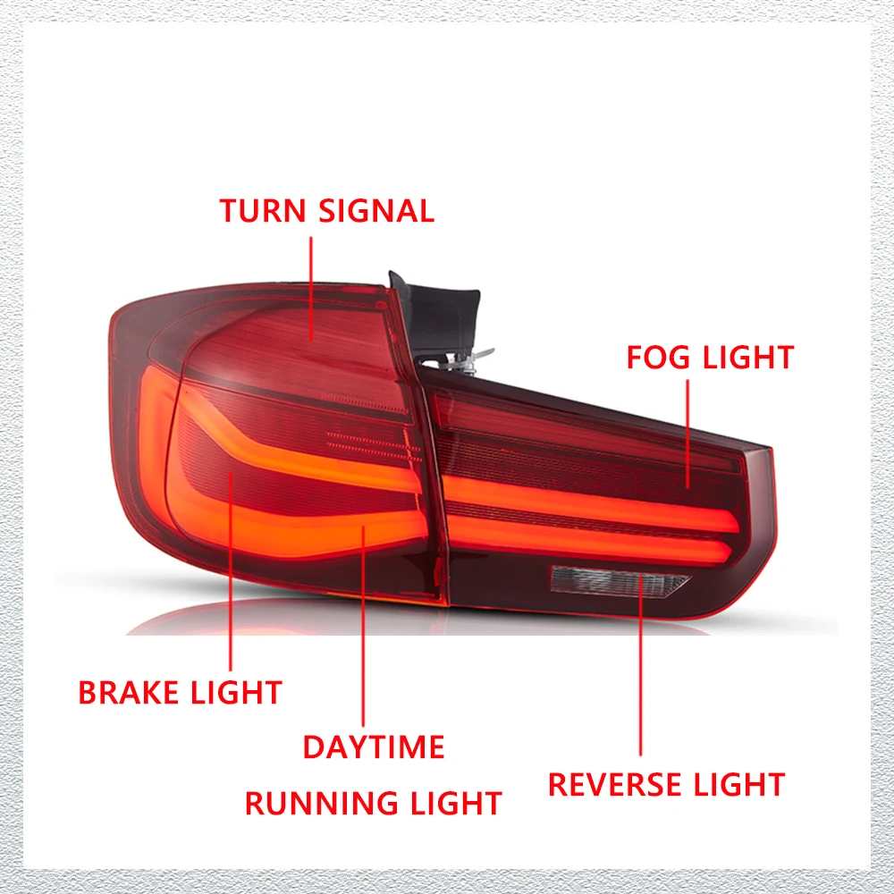 Hot LED Tail Lights for BMW 3 series F31 13-18 new style led DRL Car Taillights Assembly Signal Auto Accessories Modified Lamp