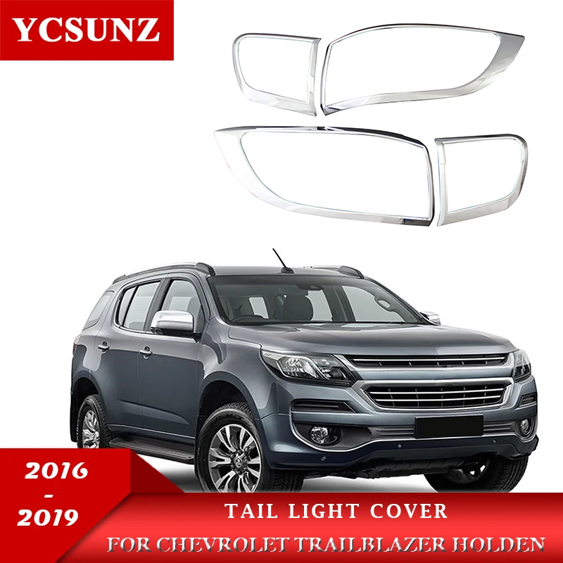 ABS Chrome Tail Lights Trim cover For Chevrolet TrailBlazer Holden 2016 2017 2018 2019 Accessories Car Exterior Parts