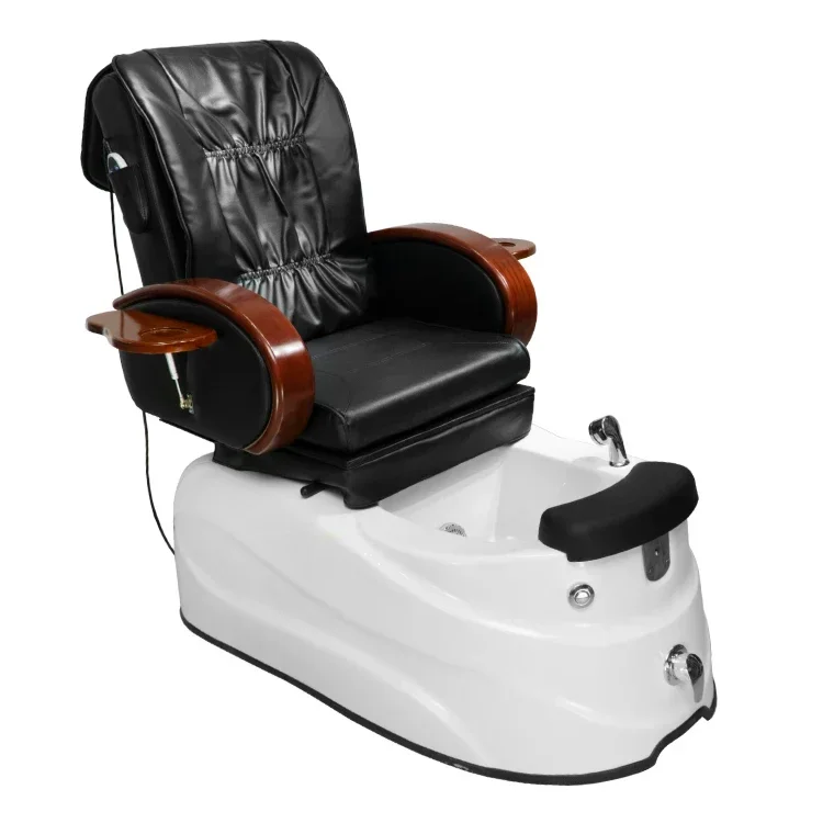 Electric remote control spa pedicure chairs comfortable seating in leather sofa material