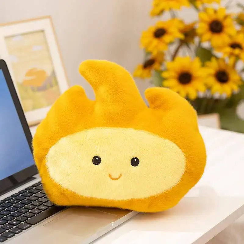 أحدث ليتل لهب اليد الدافئة Kawaii محشوة ألعاب من نسيج مخملي دمية الكرتون أنيمي لطيف هدية للأصدقاء عطلة هدية دمية عيد الميلاد