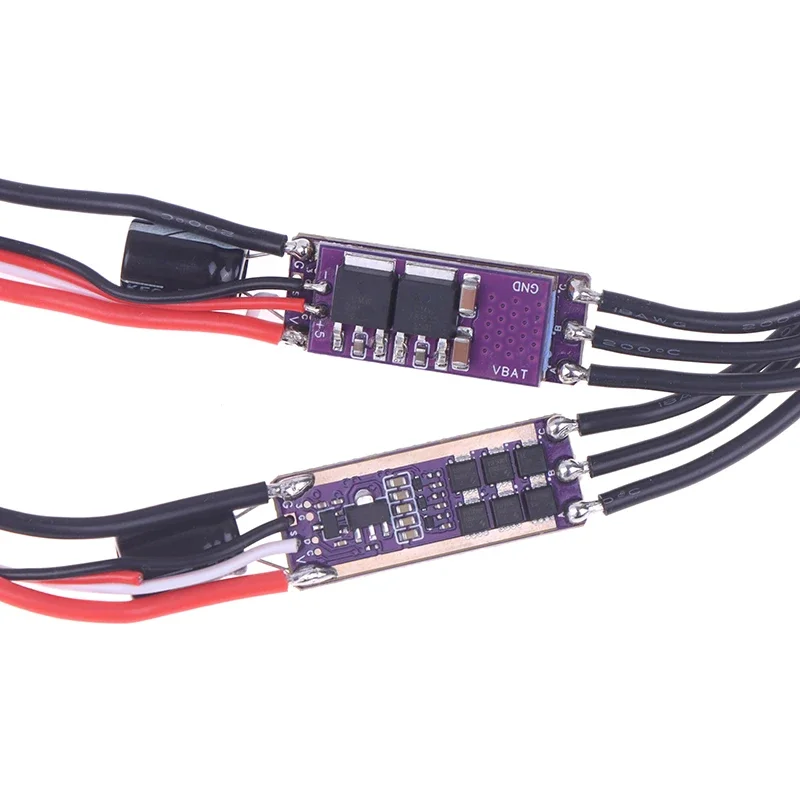 Latest Model AM32 32-bit ESC 2-4S 30/40A with 5V2A BEC and 35V 470uF Capacitor for RC Crawler Drones