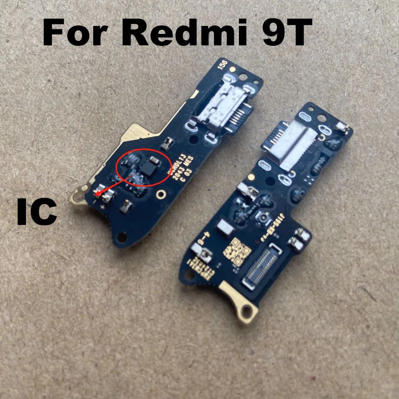 For Xiaomi Redmi 9T USB Charging Dock Port Mian Mother Mic Microphone Fast Connector Board Flex Cable Parts Replacement