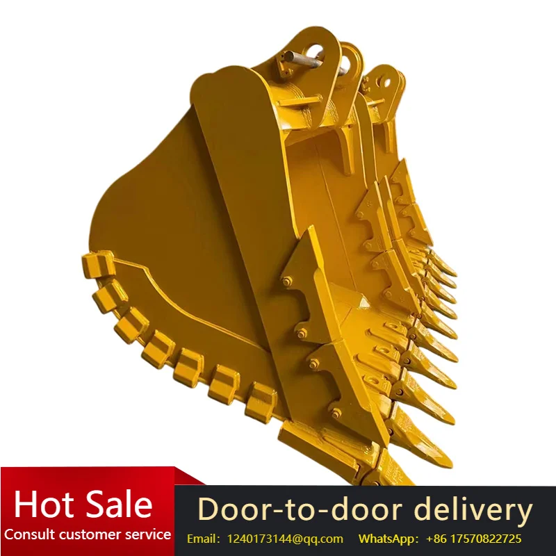 

eavy Duty Rock Bucket for DOOSAN-DX300 Excavator, 1.5m³ Capacity, with Hardox NM400 Wear Plate and J460 Bucket Teeth