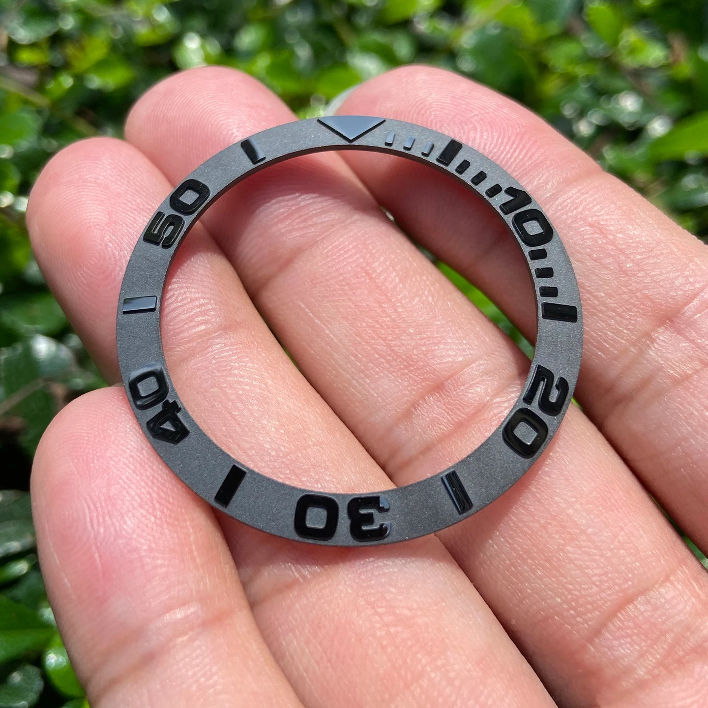 For Casio Duro Swordfish MDV-106 MDV107 Yacht convex type Substitute ceramic chronoring Marlin Scale Ring Insert Replacement Mod