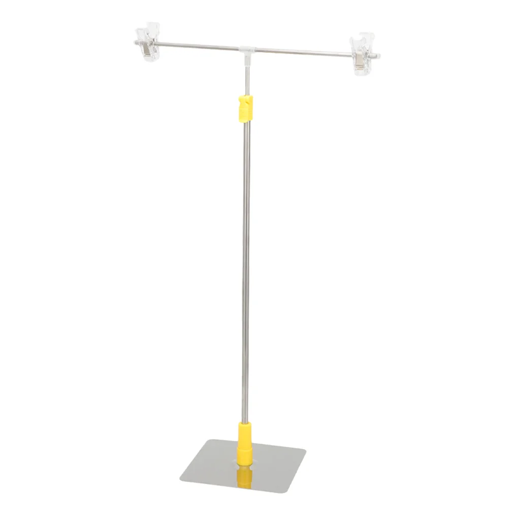 

Banner Poster Display Rack Bracket Holder Stand Stainless Steel Adjustable Carrying Tube Gold Frames