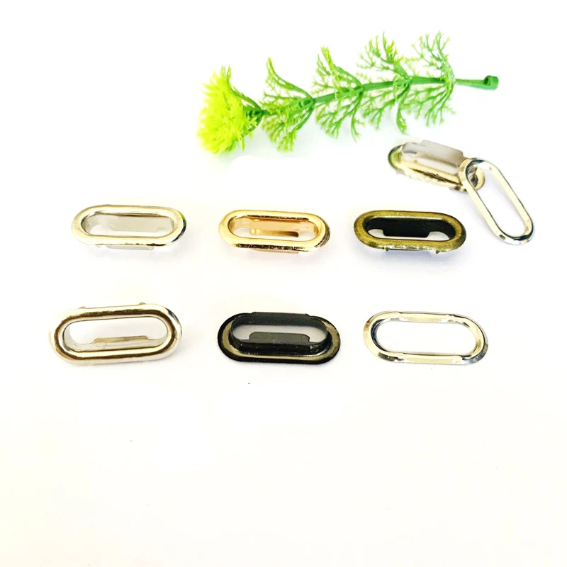 

19mm,25mm,30mm Nickle /Black/Gold Purse Grommets with Washers Nickle/Black Nickle/Gold Oval Eyelet Grommets