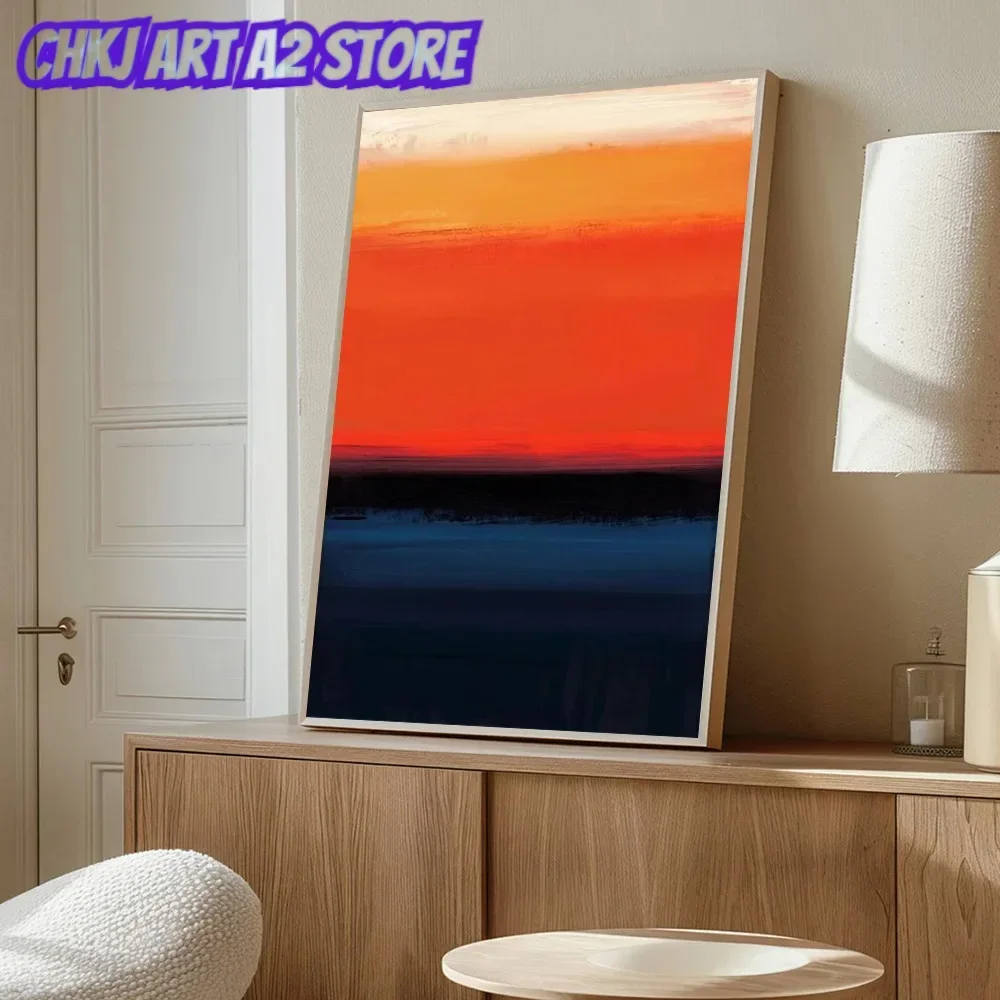 Scandinavian Abstract Wall Art Mark Rothko Colorful Canvas Painting For Bedroom Living Room Modern Poster Prints Home Decor