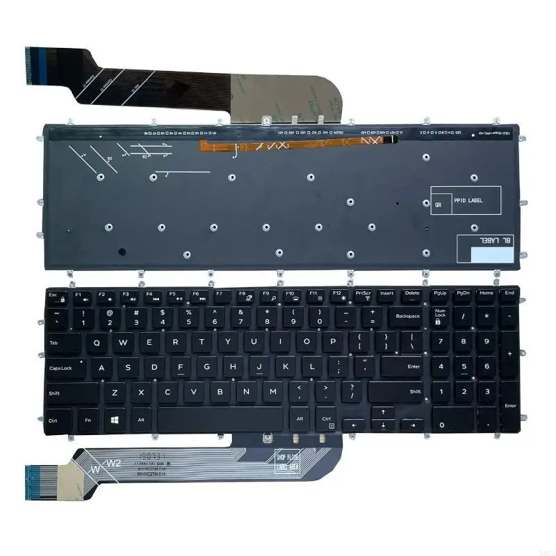 

X6HA Original US Layout Laptop Keyboard Replacement for Dell Inspiron15 5570 5575 7577 7587 7568 7566 7567 5567