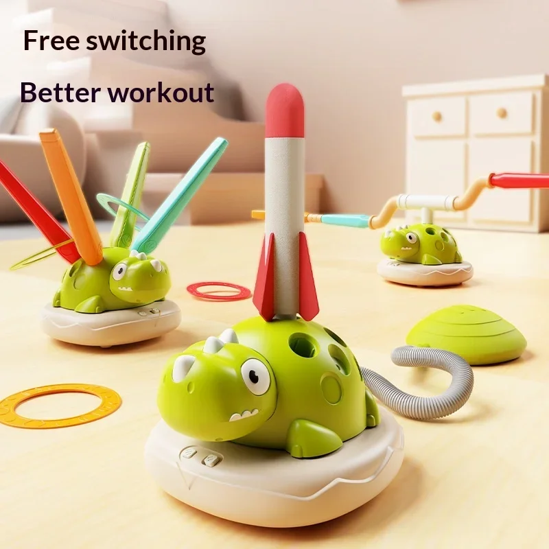 

3-in-1 Dinosaur Multiplayer Outdoor Game | Kids Fitness & Sensory Training Toy