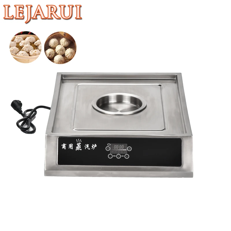 

Electric Steamed Buns Machine 2 Holes Commercial Dumpling Steamer Steaming Furnace Desktop Automatic Insulation Steamer