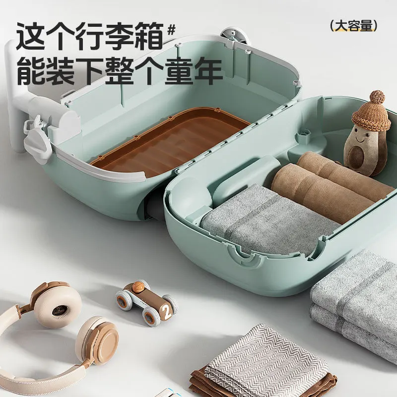 Maleta de viaje para bebé, bicicleta corredera que se puede recuperar, equipaje para niños, bicicleta corredera, viaje para bebés de 1 a 3 años, novedad de 2025