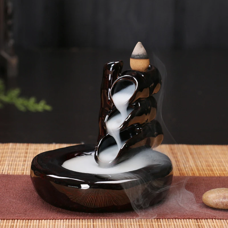 Creative Ceramic Backflow Stick Incense Burner 2
