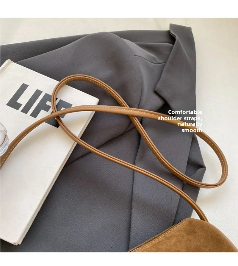 2026 Modische Retro Mini PU-Leder Schultertaschen für Damen Bucket Crossbody Bag Luxus Designer Geldbörsen und Handtaschen – Detail 21