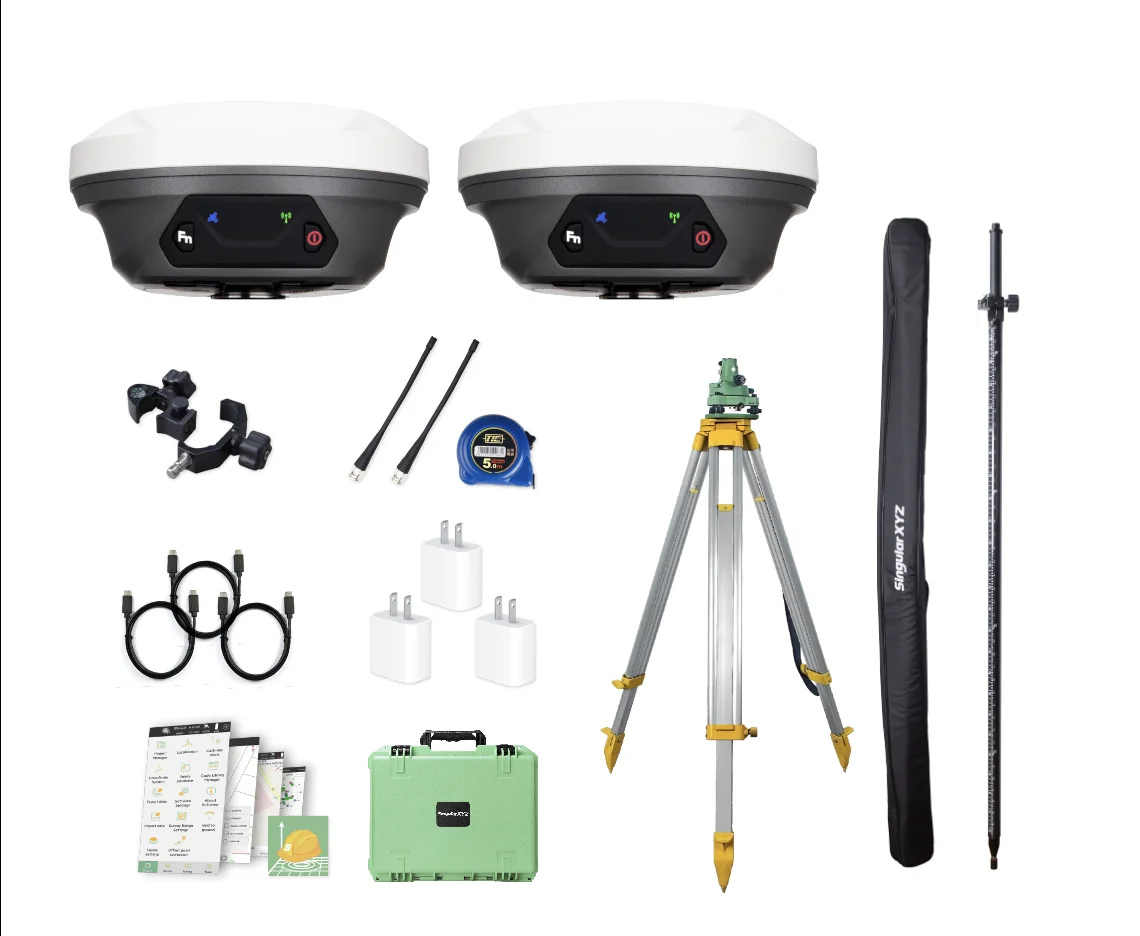 High-Pressure  Land Measurement Equipment 15KM UHF 20H Battery Power 3D Modeling