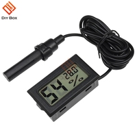 Professional Mini Digital Hygrometer Thermome Humidity Meter Temperature Indoor Humidity Sensor LCD Display with 1.5M Cable