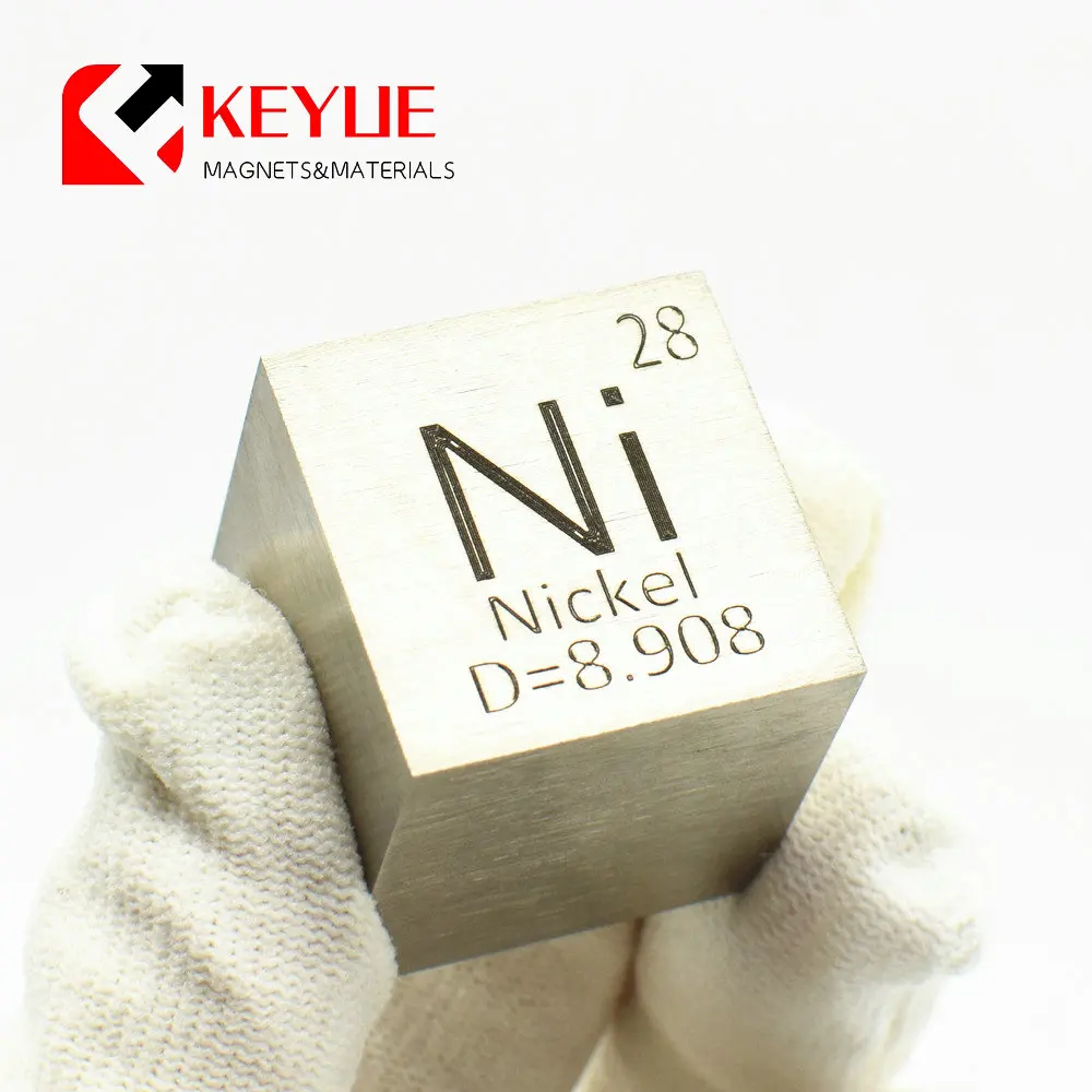 

Nickel Element Cube 1 Inch Ni Periodic Table Currency Coin Metal Element Collection Science for Experiment Density Development