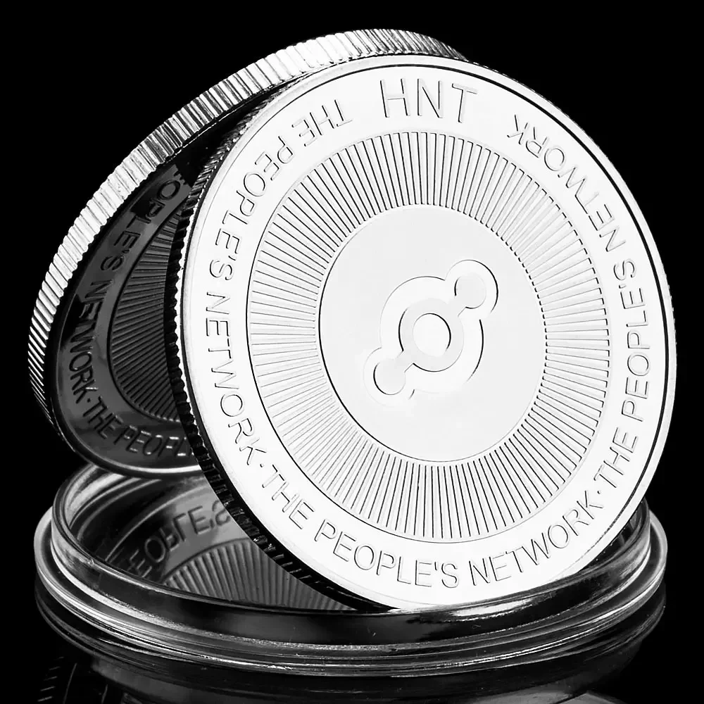 عملة جمع شبكة الشعوب HNT العملة المشفرة بيتكوين العملات التذكارية المادية المطلية بالذهب