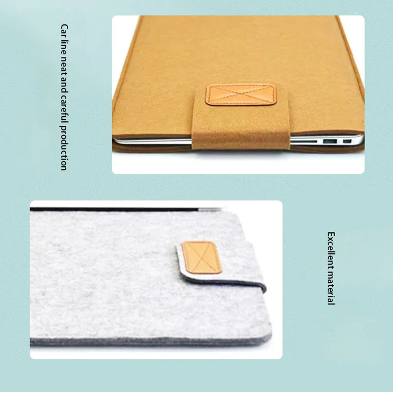 Felt Laptop Bag Non-woven Felt Tablet Protective Case Macbook Air11.6 