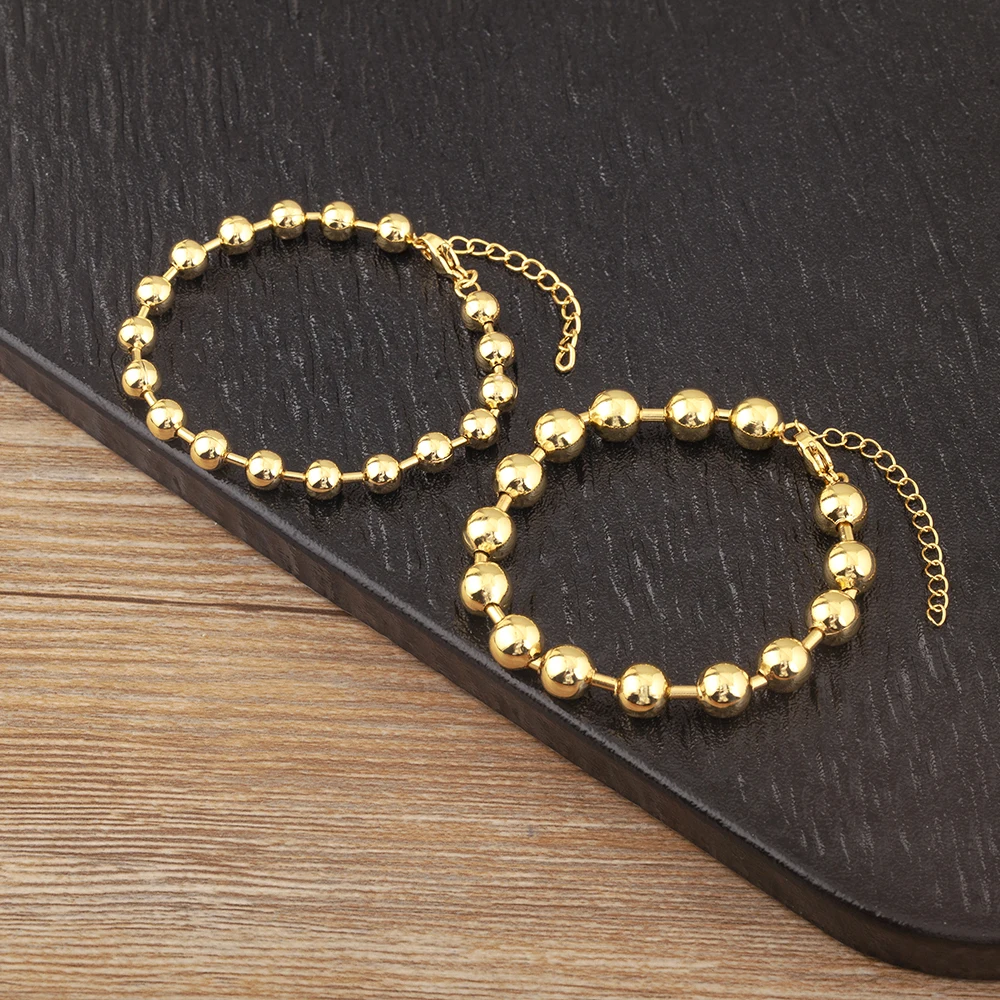 Nidin Hot Sale Original Design Round Beads Charm Bracelets Adjustable 4 Sizes For Women Fashion Versatile Jewelry Accessories image 4