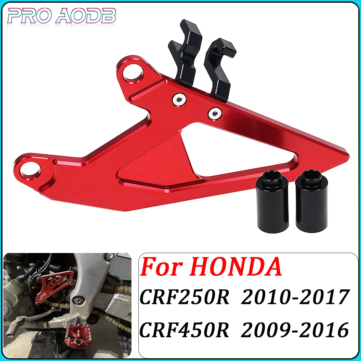 

For Honda CRF250R CRF450R CRF 250R 450R 250 450 R 2009 2010 2011 2012 2013 2014 2015 2016 CNC Front Sprocket Cover Chain Guard