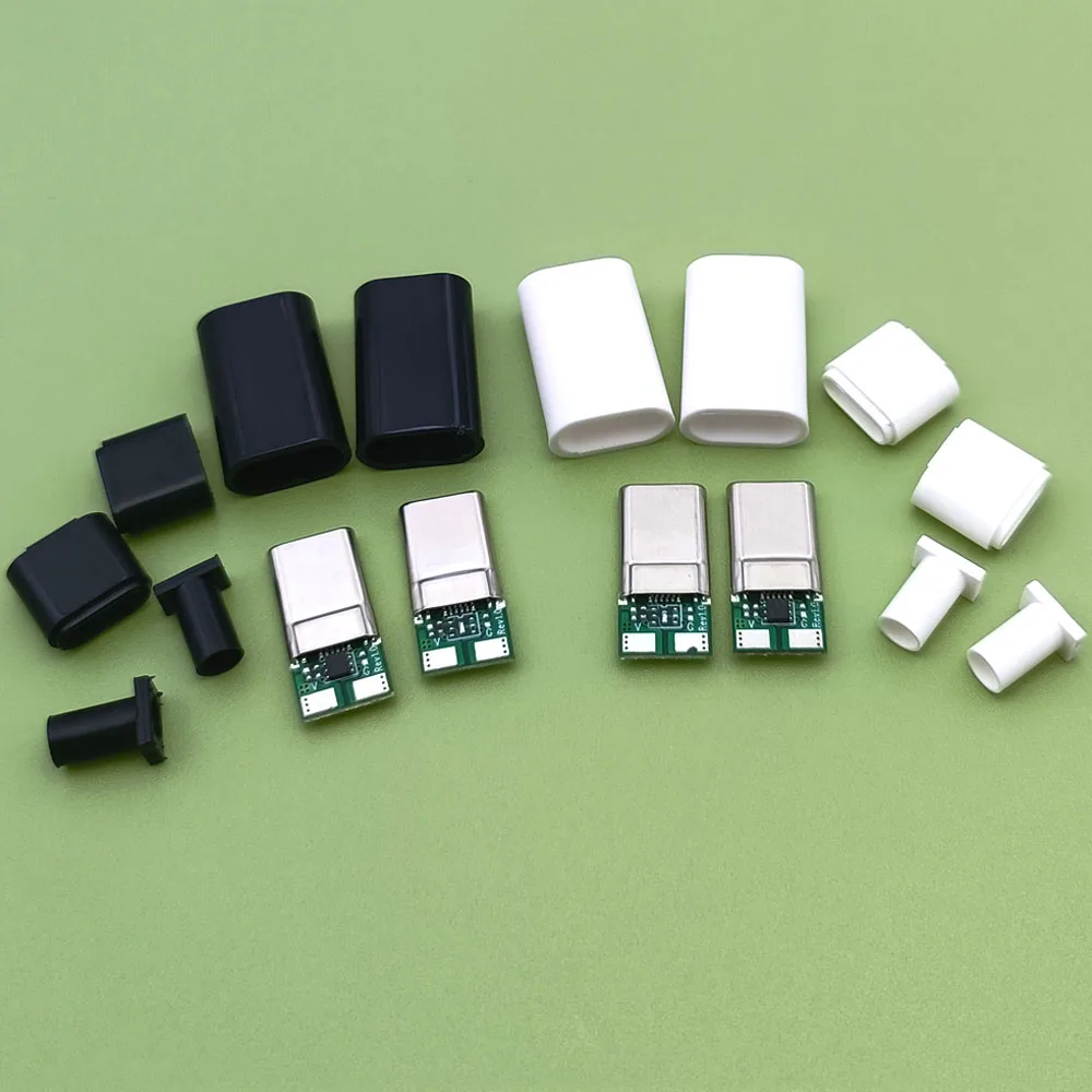PD 240W 5A 50V Fast Charging Type-C Male Plug 16P Connector USB With PCB Welding Data Line Interface DIY Data Cable Accessories