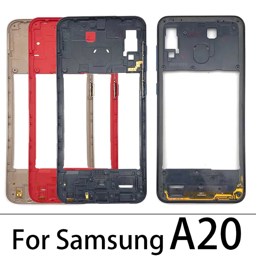 New Housing Middle Frame Bezel Middle Plate Cover For Samsung A20 A30 A50 A70 Replacement parts