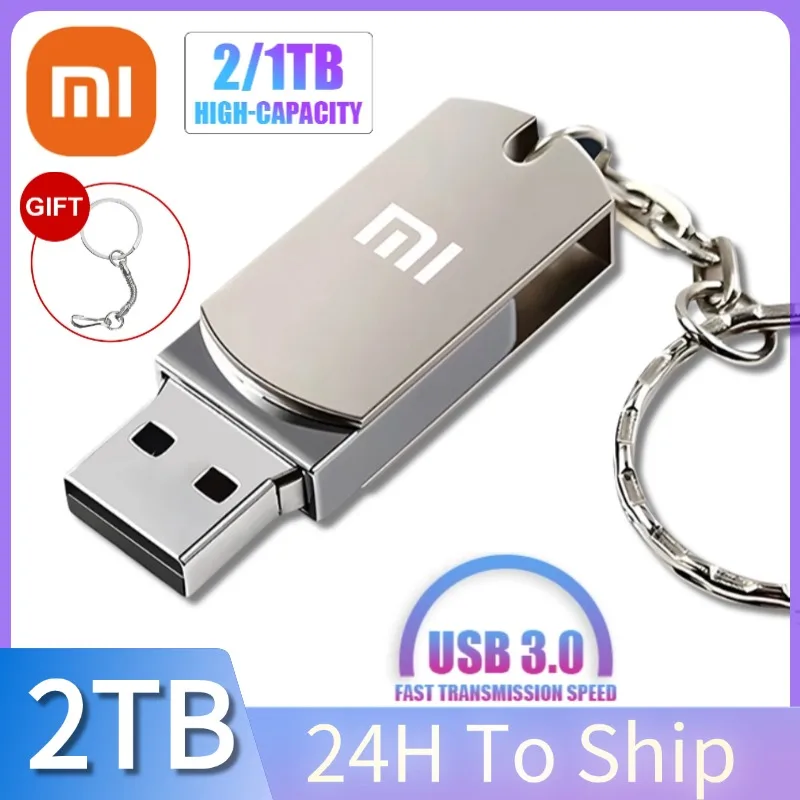 Xiaomi-Clé USB OTG en métal 3.1, clé USB portable, clé USB haute vitesse, clé USB étanche, type C, 16 To, 8 To, 2 To, 4 To