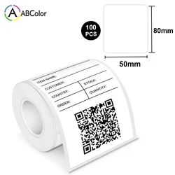 50*80mm E210 Label Printer Paper Suit for E210 Label Printer Phomemo M110 Label Maker Print E210 self-adhesive Label Sticker