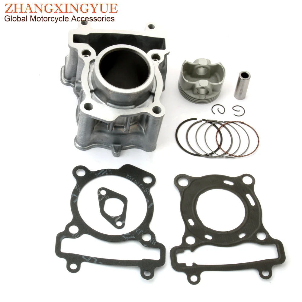 Scooter X-Max 125 52mm Cylinder Block Kit For Husqvama SMR SMS TE XRX 125 MBK Cityliner Skycruiser 125cc 4-Stroke