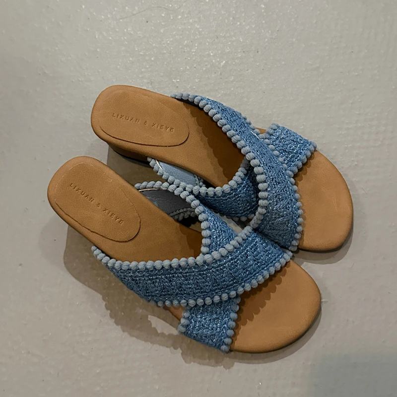 

Wedges Women Sandals High Heels Slippers Woman Shoes Summer 2026 Casual Sport Walking Shoes Comfort Flip Flops Mujer De Slides