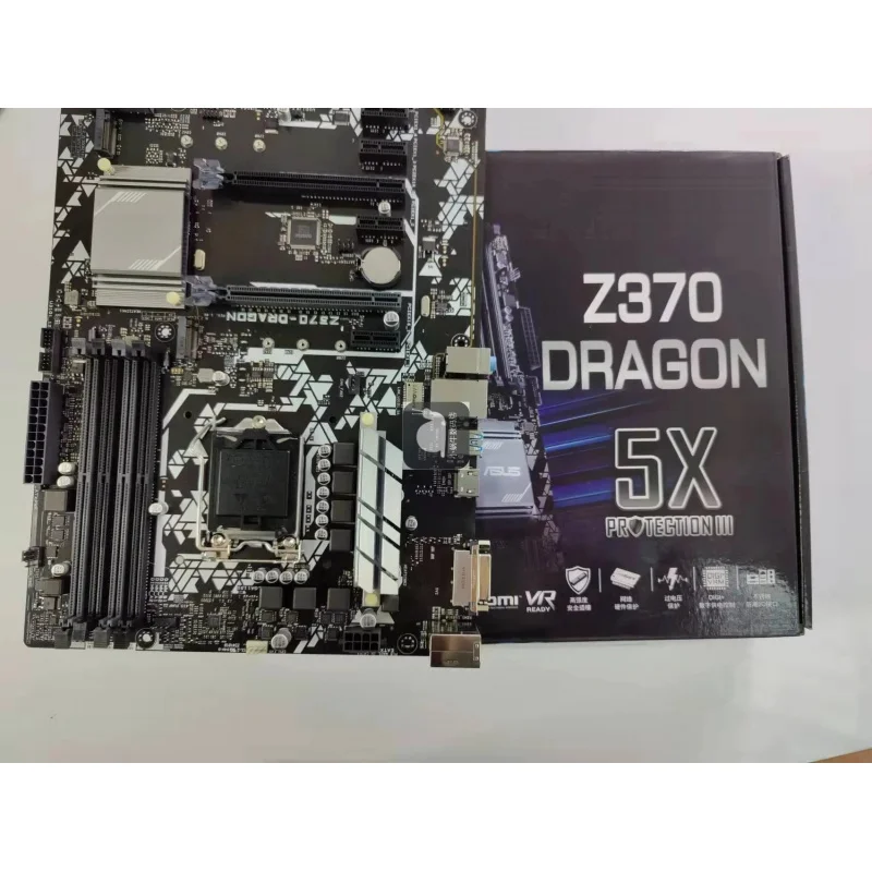

Основная плата для компьютерных игр ASUS PRIME Z370-DRAGON, 1151 контактов, поддержка процессора 8-го поколения 9 поколения