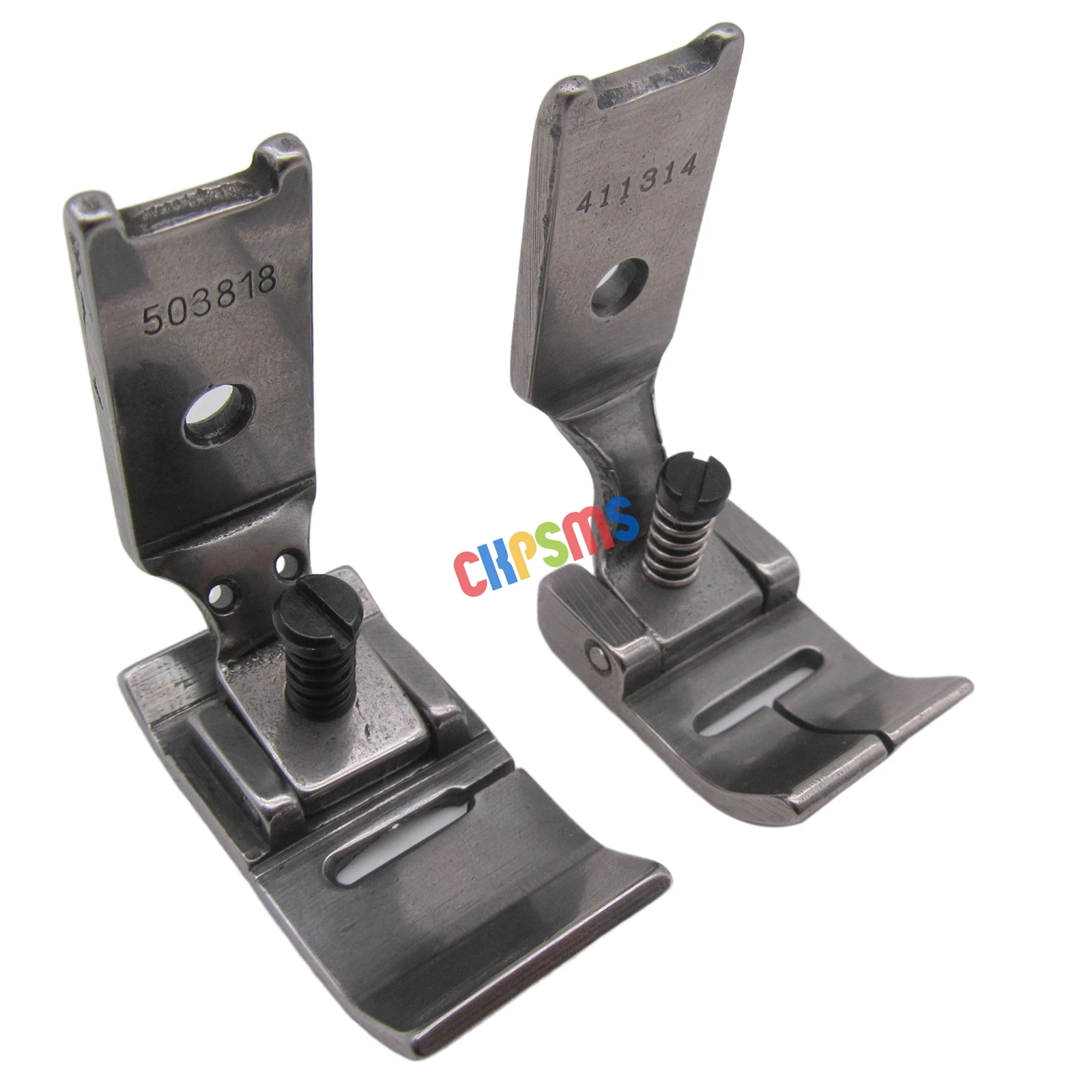 1SET #411314+503818 10mm &12mm Zigzag Presser Foot FOR SINGER 107G, 107W, 457U,457W  JUKI LZ-2280 LZ-2290 BROTHER B851,B852