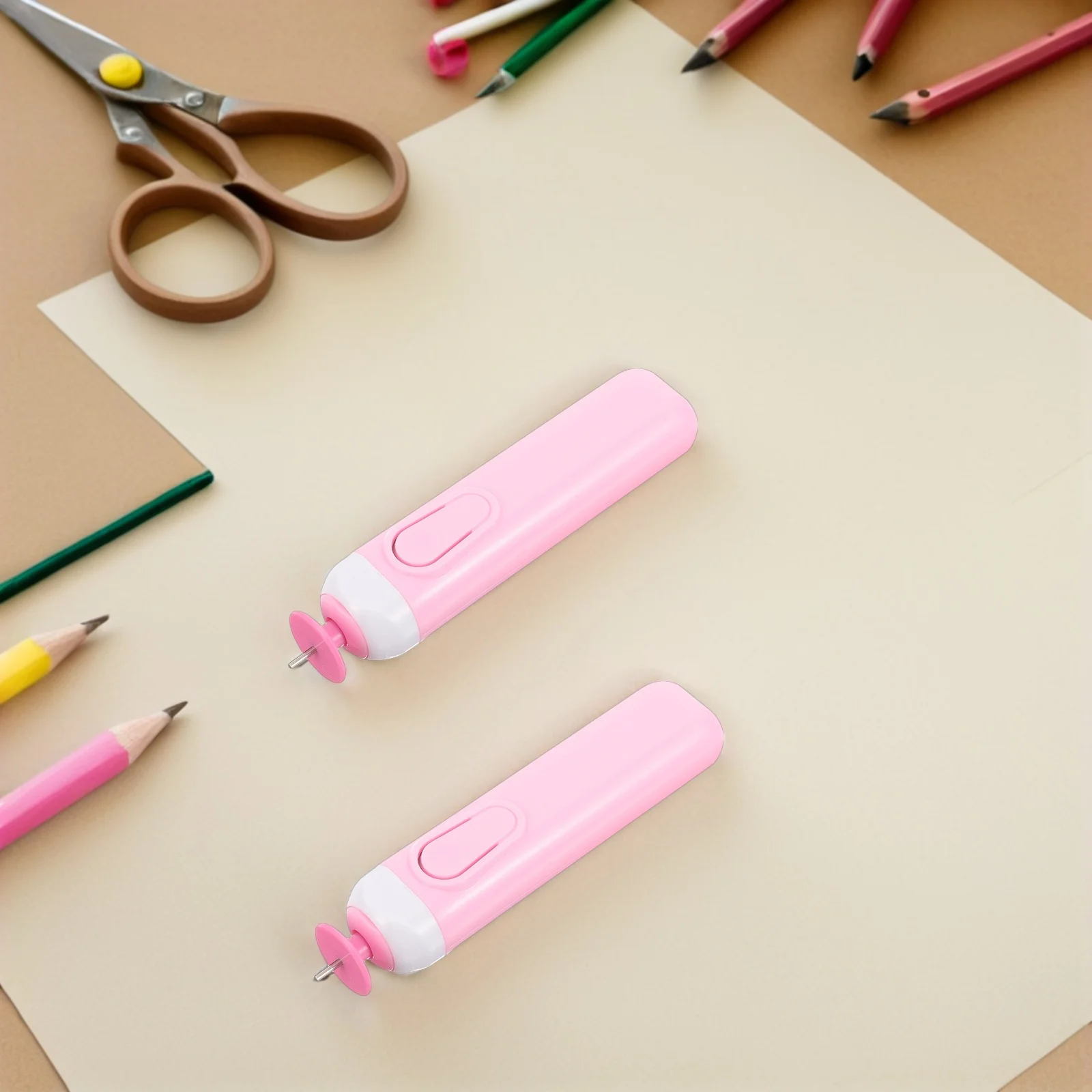 2 szt. Narzędzi do rękodzieła papierowego, narzędzia do quillingu, pisak DIY z rowkiem, narzędzie do kręcenia, do tworzenia kwiatów.