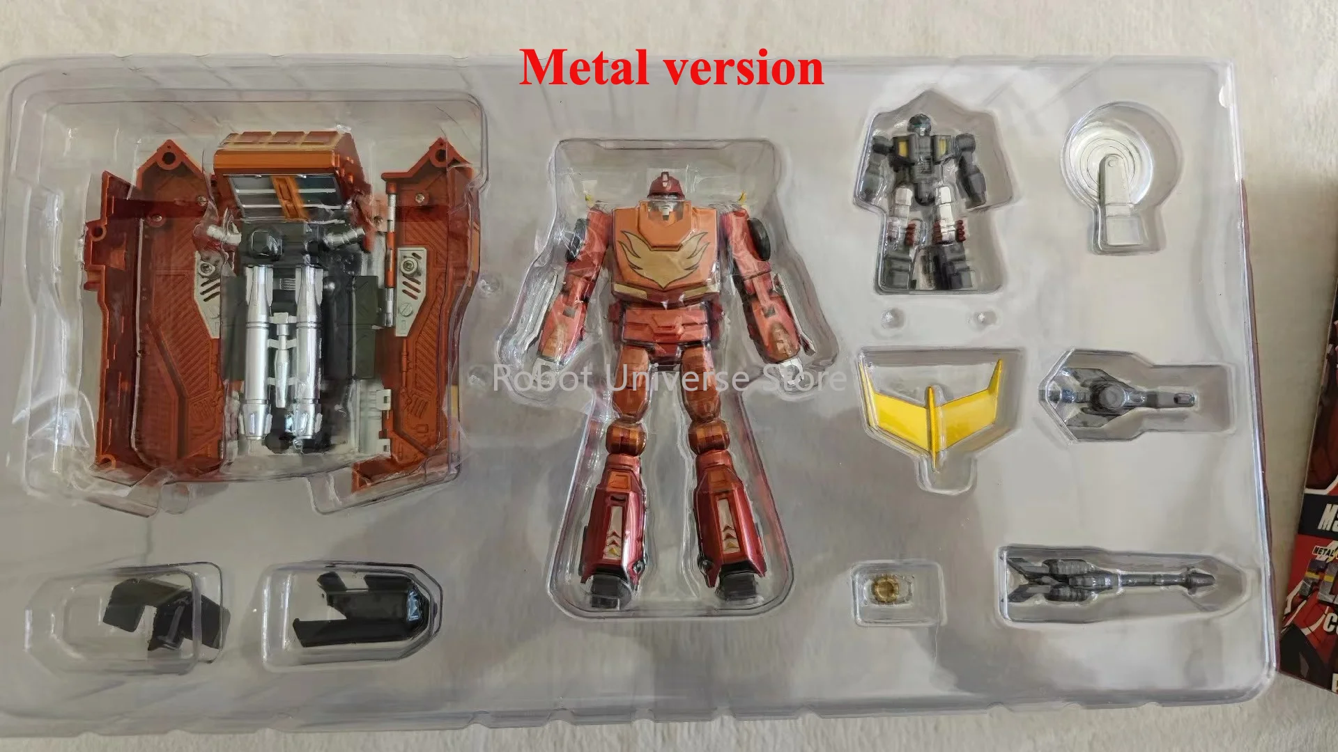 In Stock MFT Transformation Ms-19E Ms19E Metal version Rodimus Prime 12CM Small Scale Action Figure Deformation Robot Alloy Toy