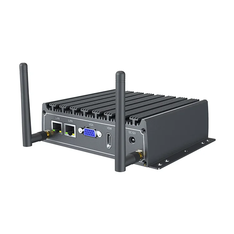 Windows 10 Pro Intel Core i7 SDDR 4 Go/8 Go j4125 IPC-X1 SSD Fanless Computer 8300U Mini PC industriel