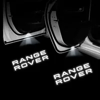 2Pcs For Land Rover Range Rover Sport Discovery 3 4 5 Freelander 2 Accessories Led Car Door Welcome Lights Logo Projector Lamps