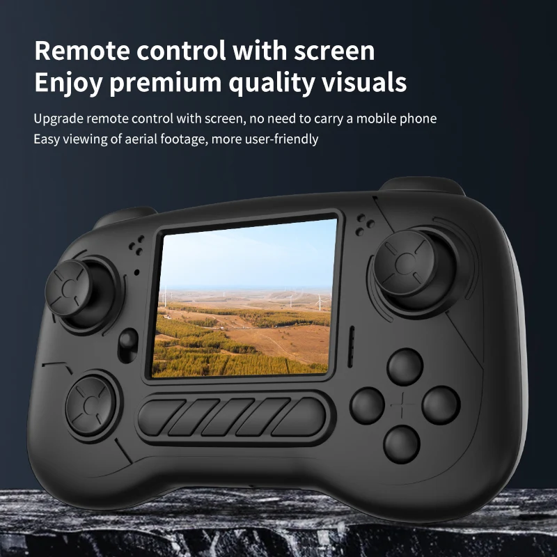 RC Drone with Camera Professional Aerial Photography with Screen Brushless Motor Remote Control Helicopter Intelligent Aircraf